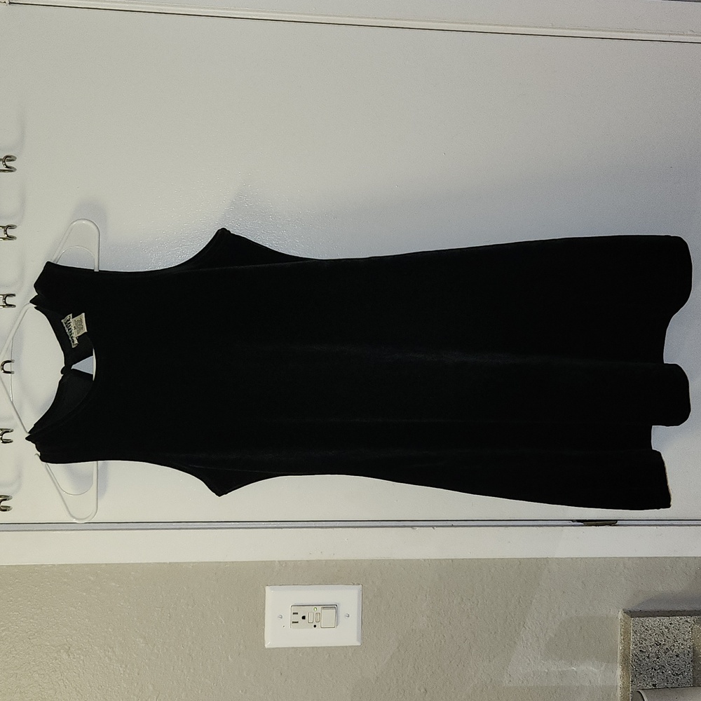 JALATE little black velvet dress SIZE M